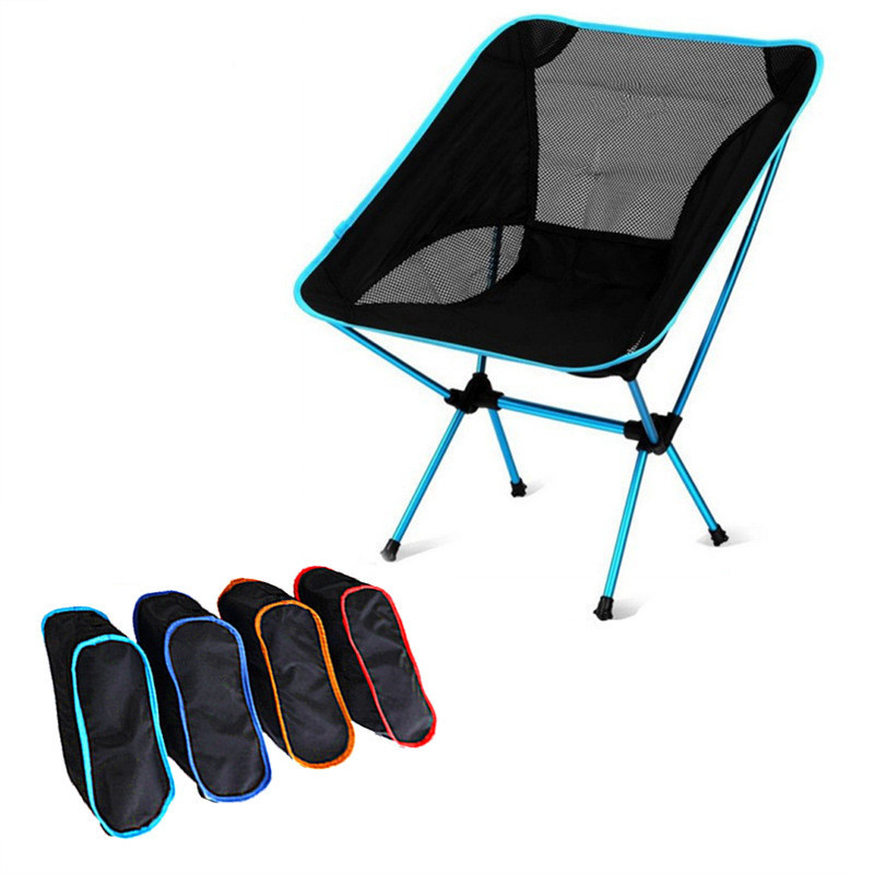 Outdoor Furniture Rocking Chair - Lightweight Compact Folding Camping Backpack Chairs,