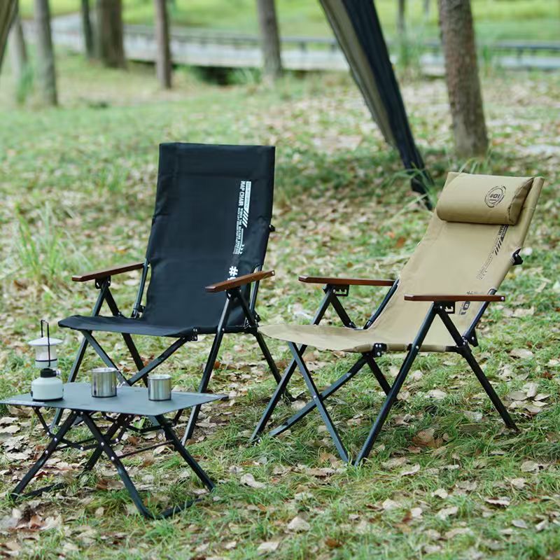 Outdoor Furniture European - Folding High Back Beach Camping Chair
