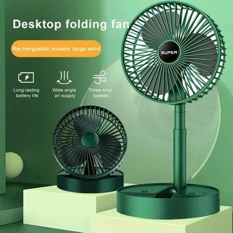 Outdoor Furniture Australia - USB Foldable Electric Fan Cold Air