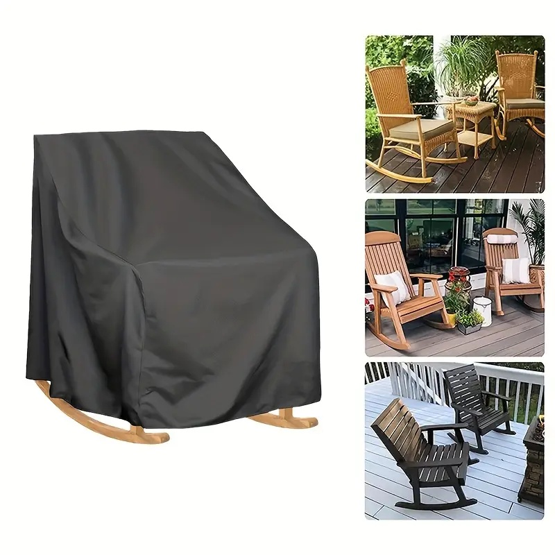 Outdoor Furniture Rocking Chair - Heavy-Duty Oxford Fabric Outdoor Rocking Chair