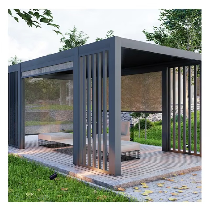 Outdoor Motorized Retractable  - Outdoor Furniture Gazebo 评论和价格