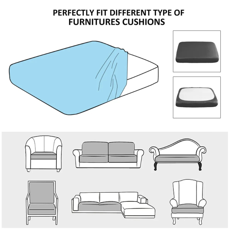 Elastic Waterproof Sofa Cushio - Outdoor Furniture Upholstery Near Me 评论和价格