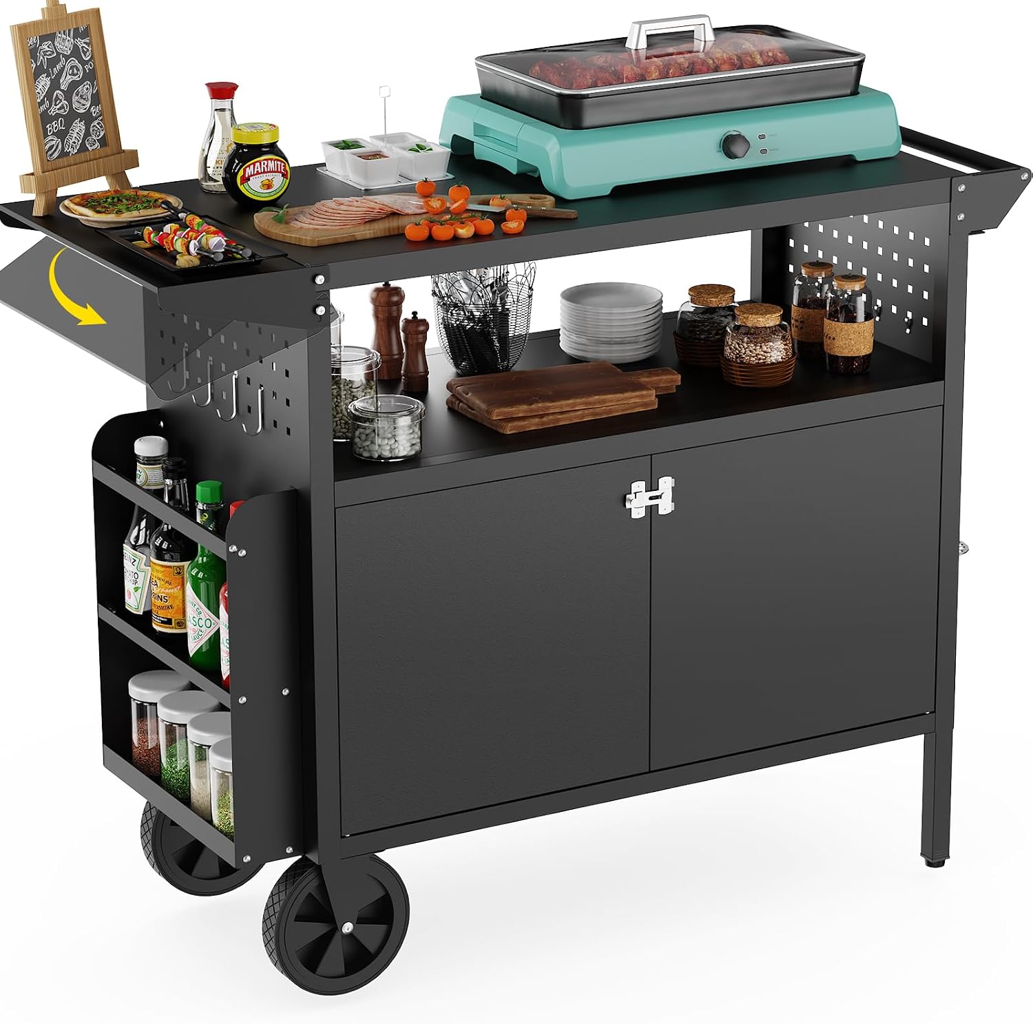 Outdoor Grill Cart Table With  - Outdoor Furniture European 评论和价格