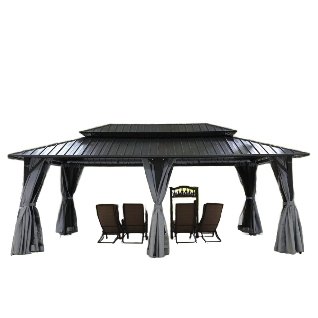 Outdoor Aluminum Frame Canopy  - Outdoor Furniture Gazebo 评论和价格