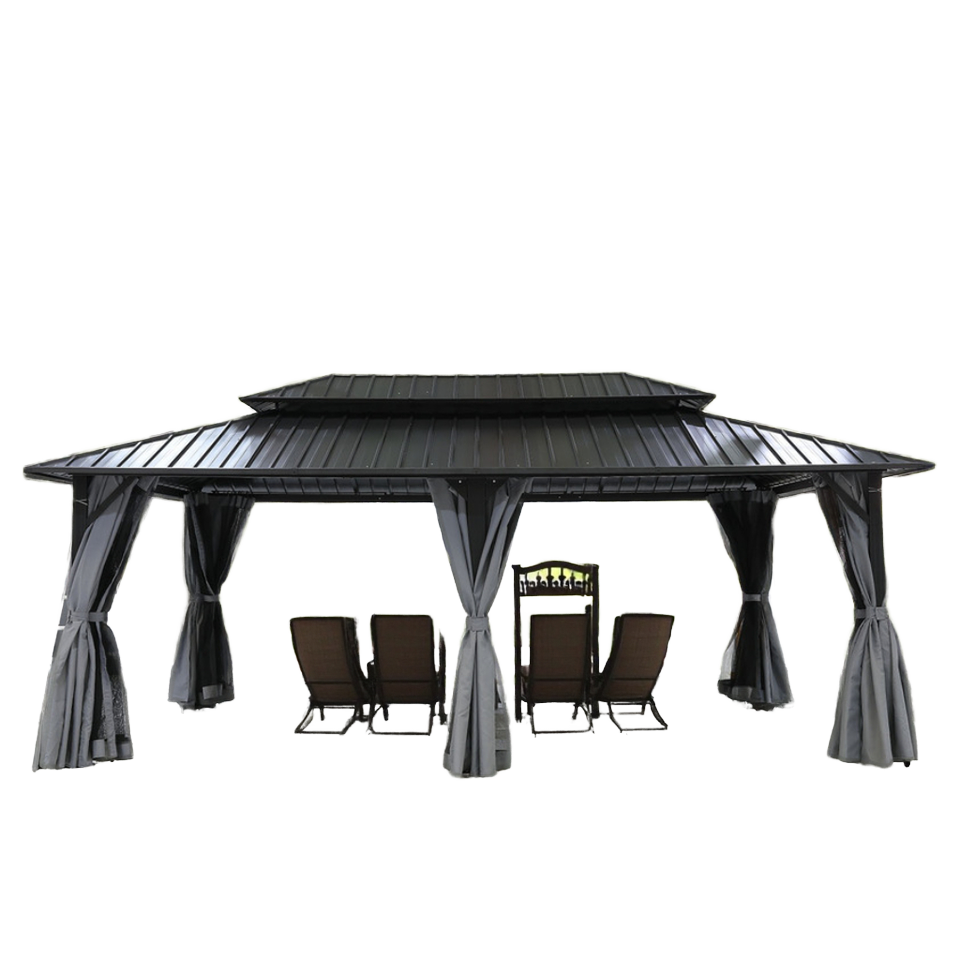 Outdoor Aluminum Frame Canopy  - Outdoor Furniture Gazebo 评论和价格