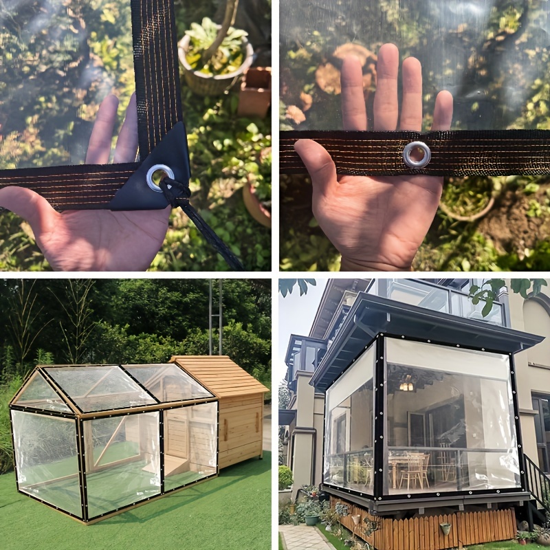 Transparent Tarpaulin 2*3 4 5  - Sun Sail Shade 评论和价格