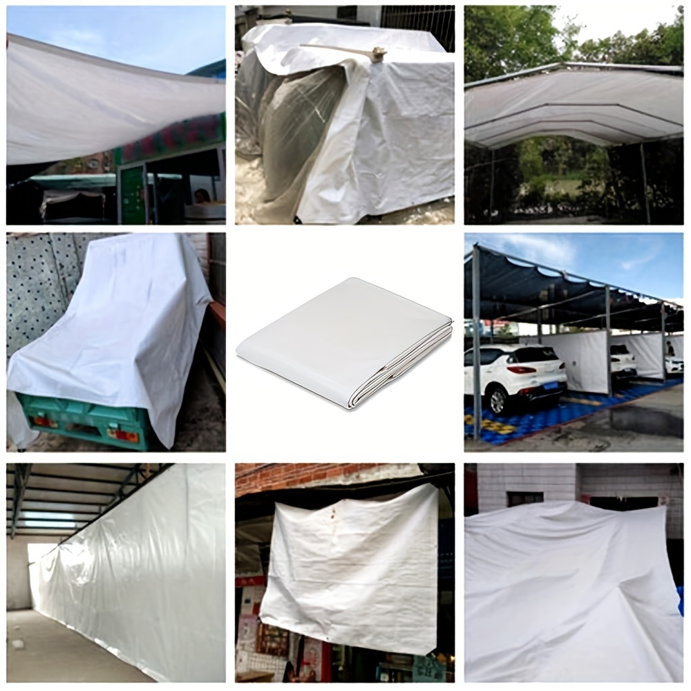 Large Custom Tarpaulin White 3 - Sun Sail Shade 评论和价格