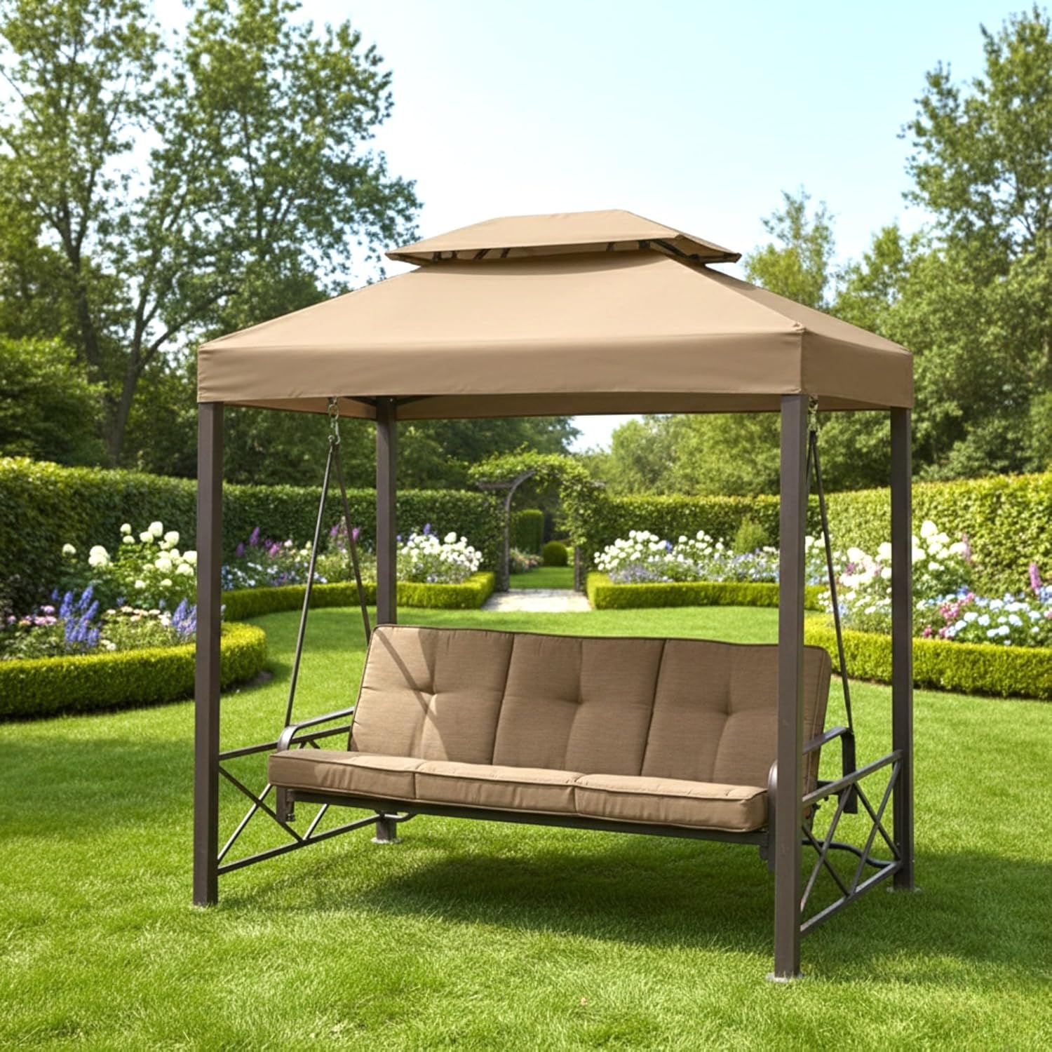 Durable Replacement Canopy Top - Outdoor Furniture Gazebo 评论和价格