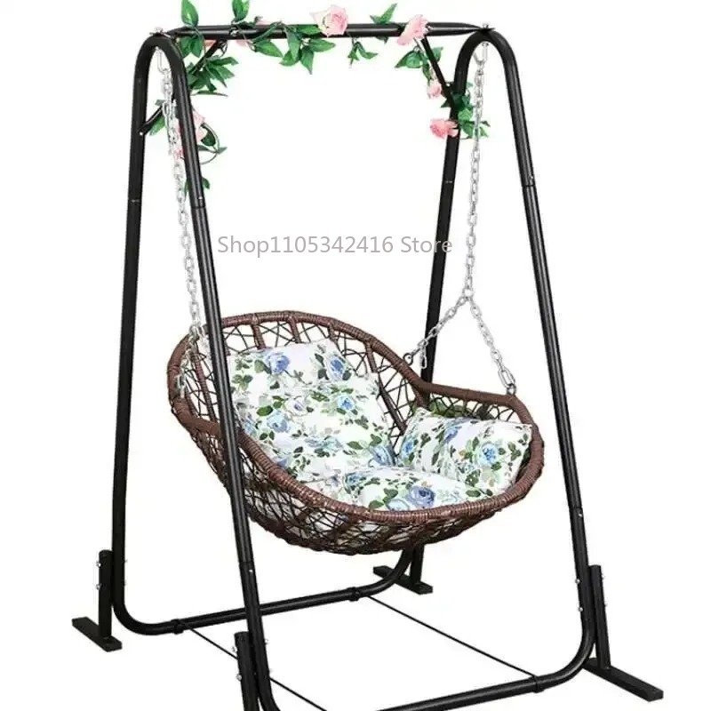 Single Rattan Hanging Basket C - Outdoor Furniture Rocking Chair 评论和价格