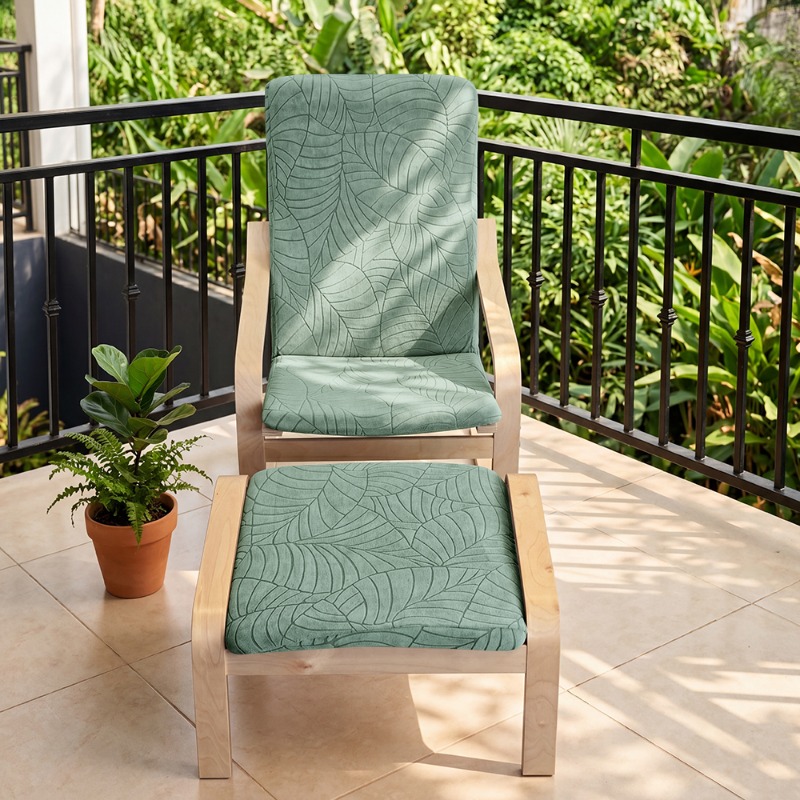 1set Elastic Wooden Chair Cove - Outdoor Furniture Upholstery Near Me 评论和价格