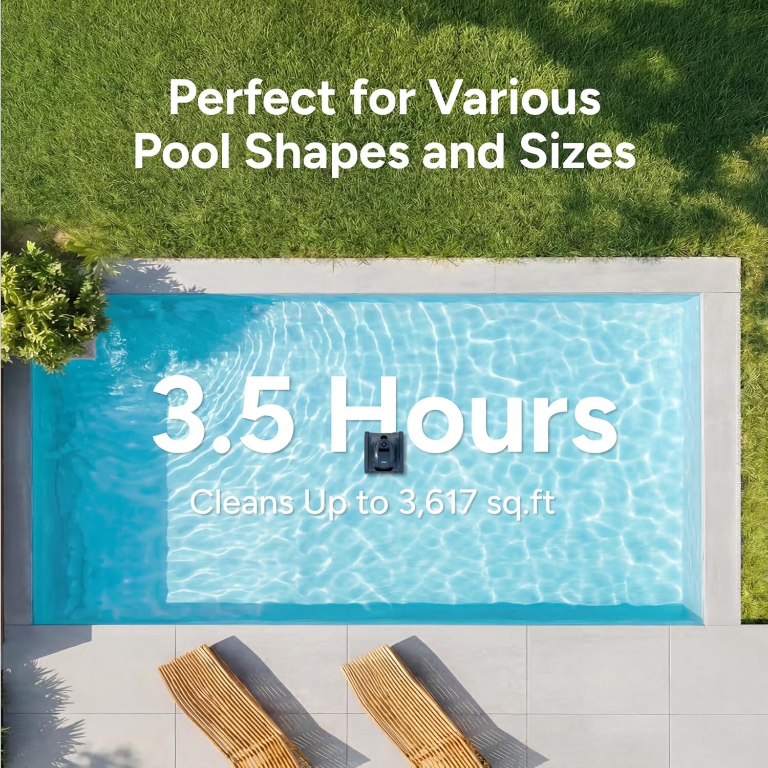 Robotic Pool Cleaner KN Series - Outdoor Furniture Modern 评论和价格