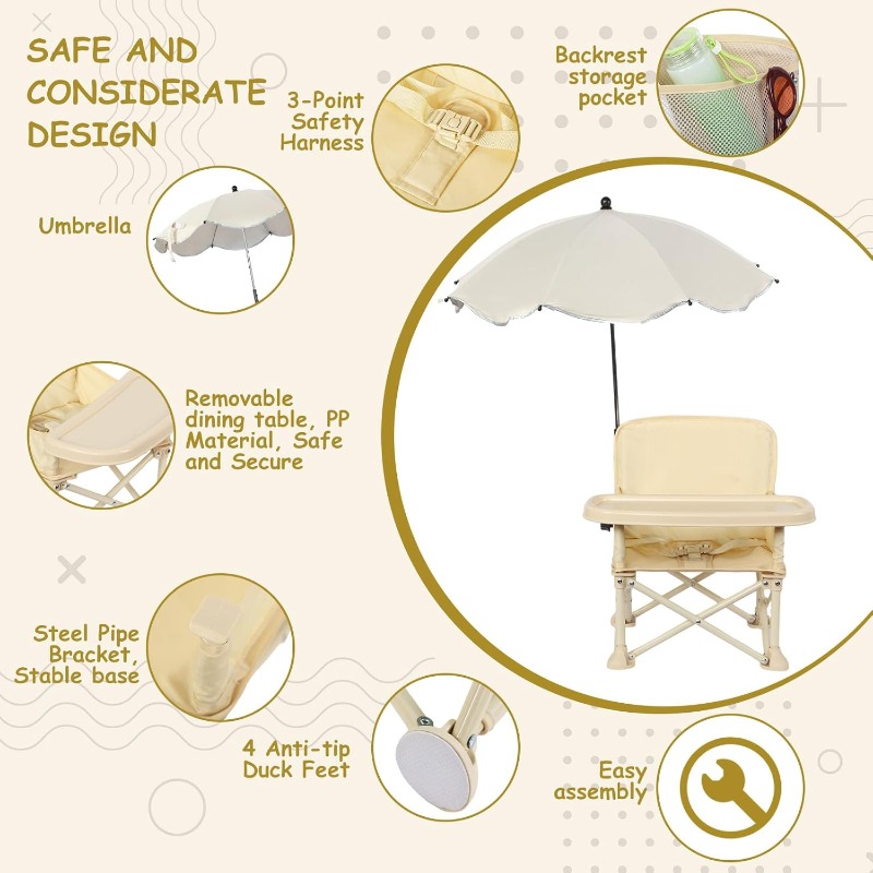 Baby Outdoor Beach Chair with  - Outdoor Furniture Australia 评论和价格