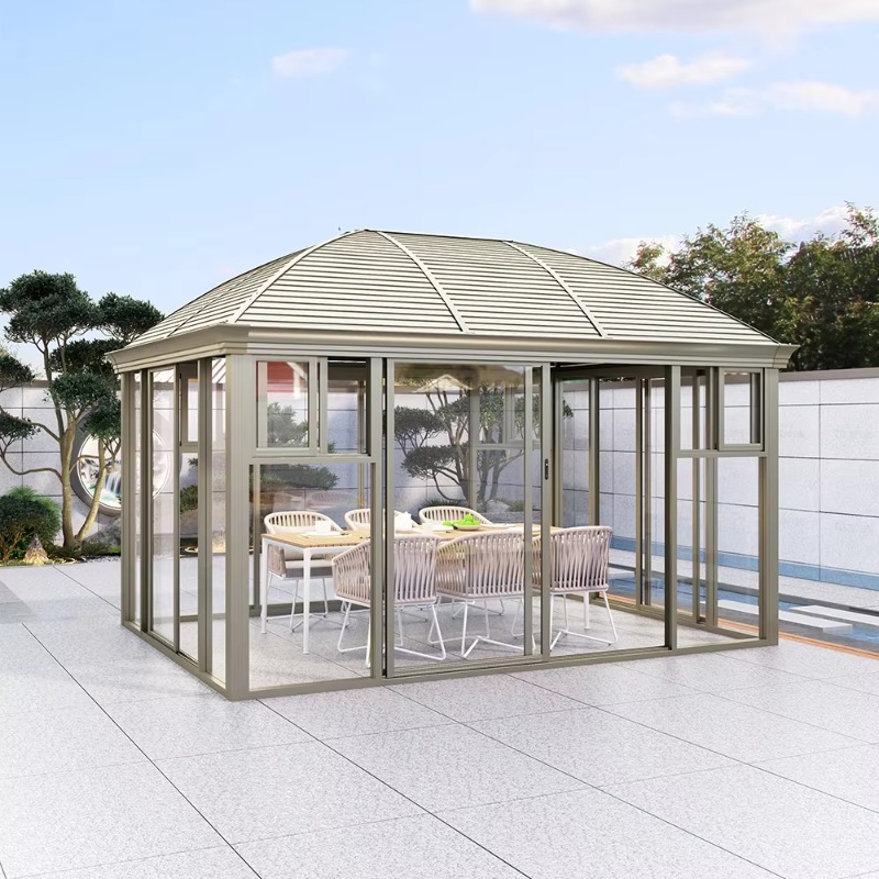 Freestanding Sunrooms Glass Ho - Outdoor Furniture Gazebo 评论和价格