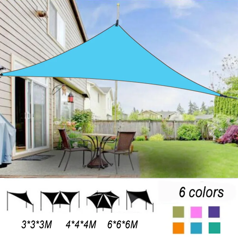 Rainproof Portable Folding Tri - Sun Sail Shade 评论和价格