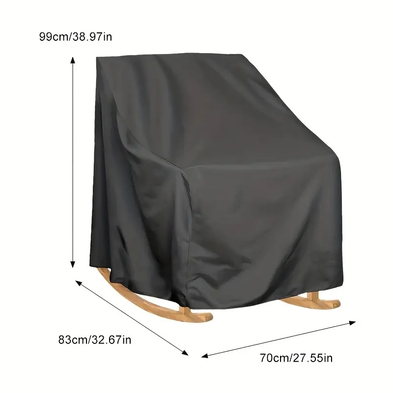 Heavy-Duty Oxford Fabric Outdo - Outdoor Furniture Rocking Chair 评论和价格