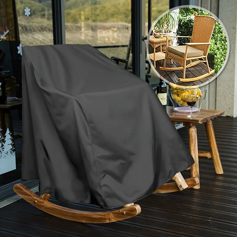 Heavy-Duty Oxford Fabric Outdo - Outdoor Furniture Rocking Chair 评论和价格