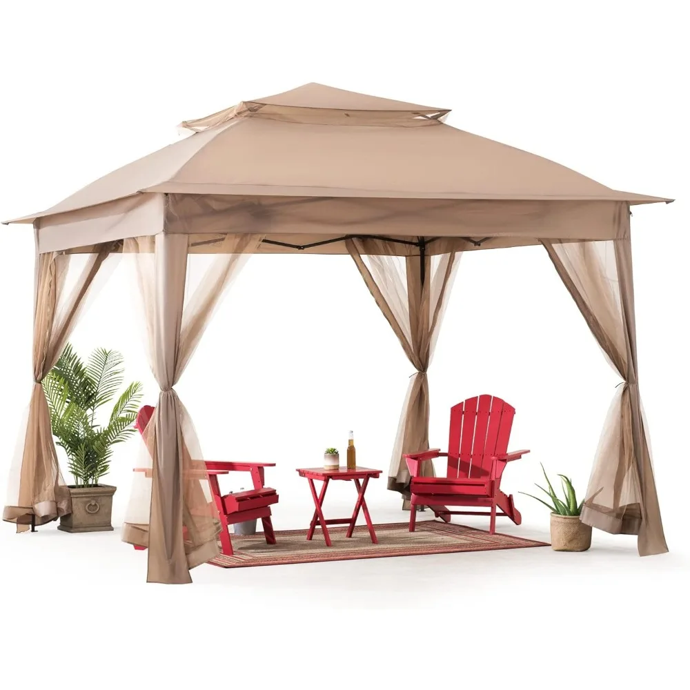 Modern 11x11 Ft. Pop-Up Instan - Outdoor Furniture Gazebo 评论和价格