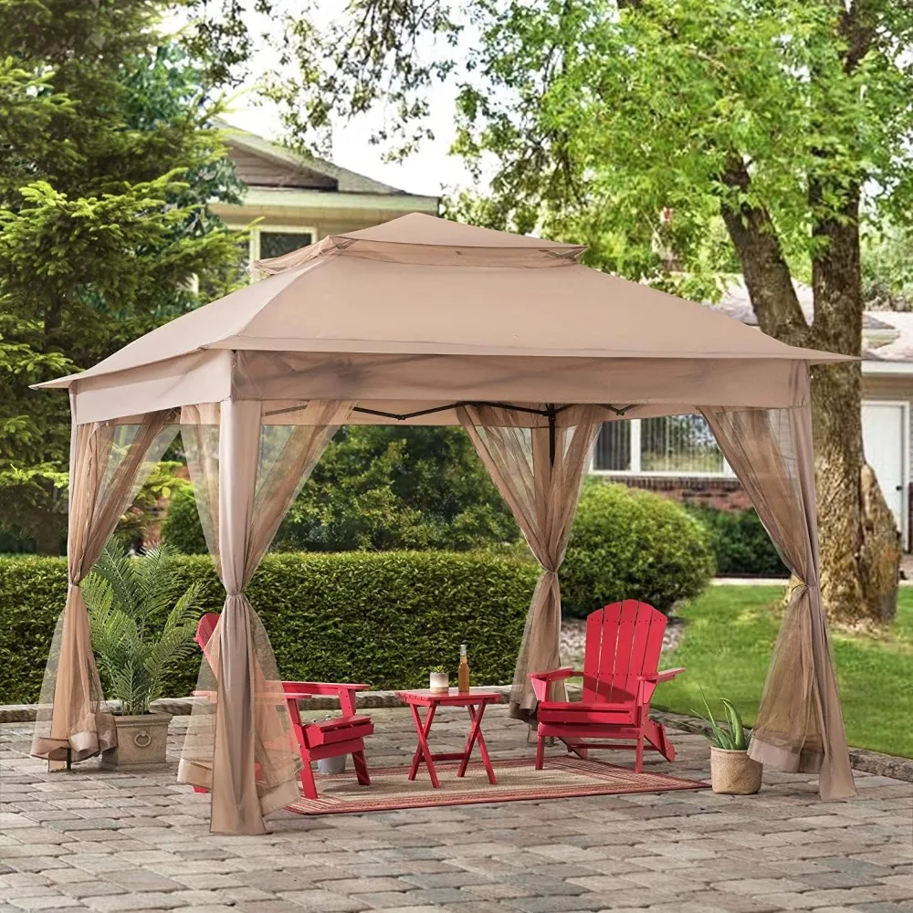 Modern 11x11 Ft. Pop-Up Instan - Outdoor Furniture Gazebo 评论和价格