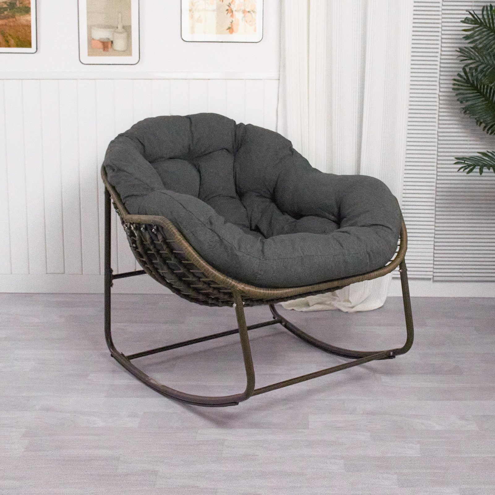 Modern Simple Hotel Furniture  - Outdoor Furniture Rocking Chair 评论和价格