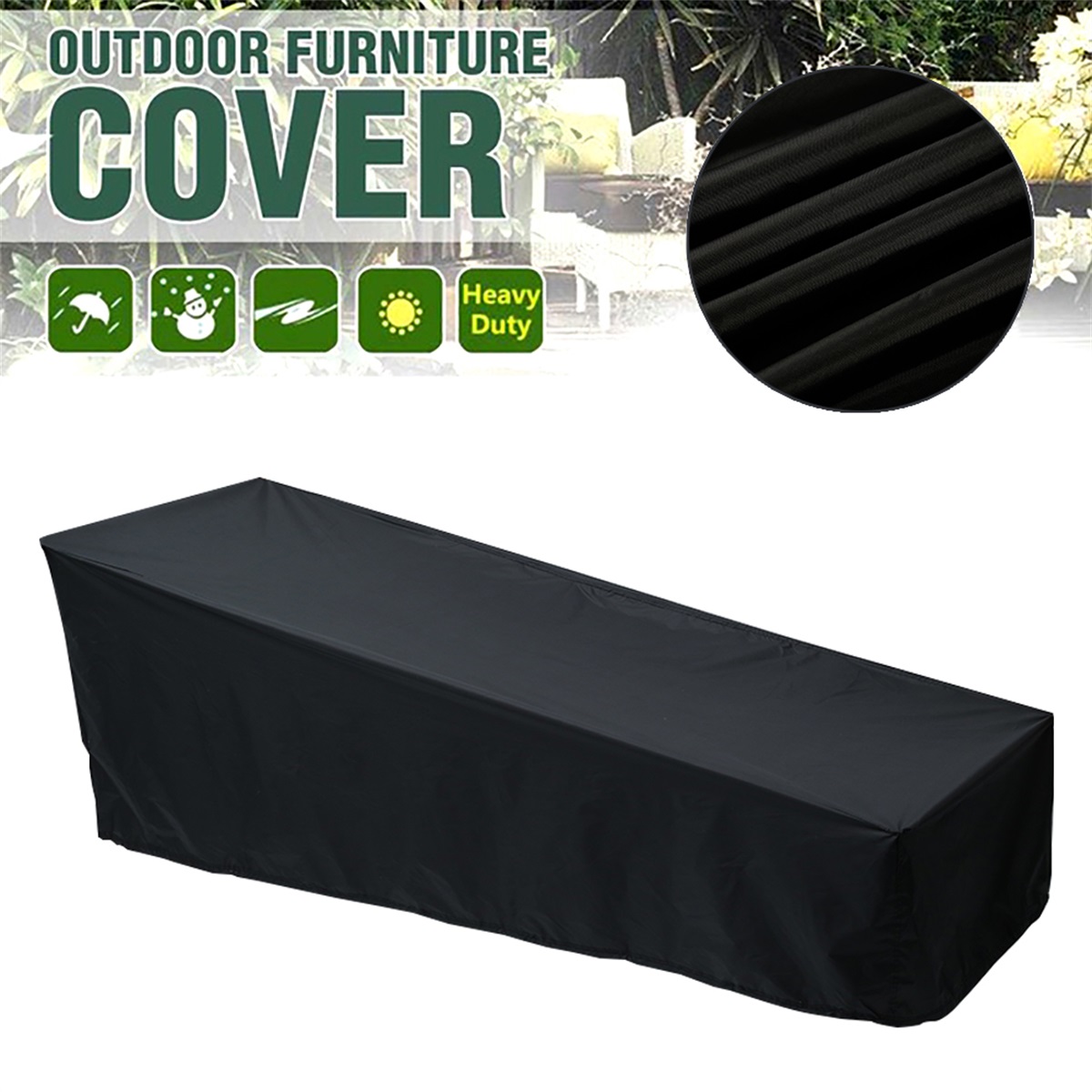 Outdoor Garden Sunbed Cover Su - Outdoor Furniture Upholstery Near Me 评论和价格