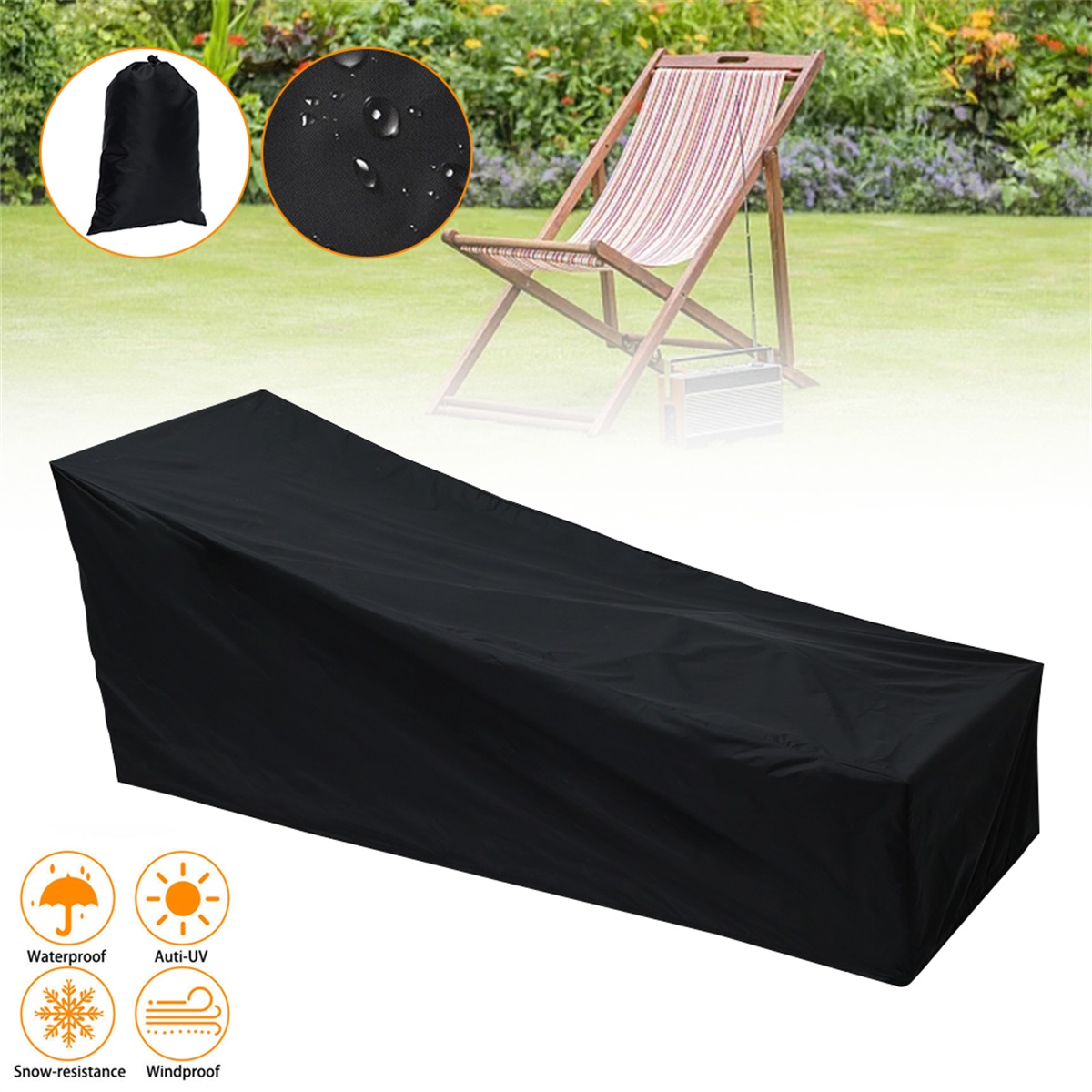 Outdoor Garden Sunbed Cover Su - Outdoor Furniture Upholstery Near Me 评论和价格