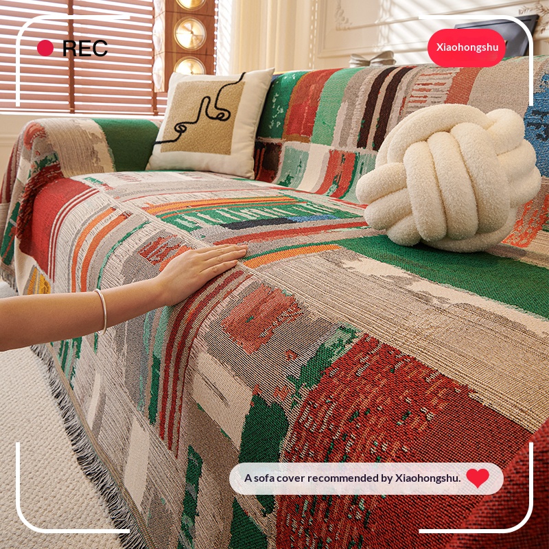 Home Sofa Cover With Tassel Li - Outdoor Furniture Cover Xl 评论和价格