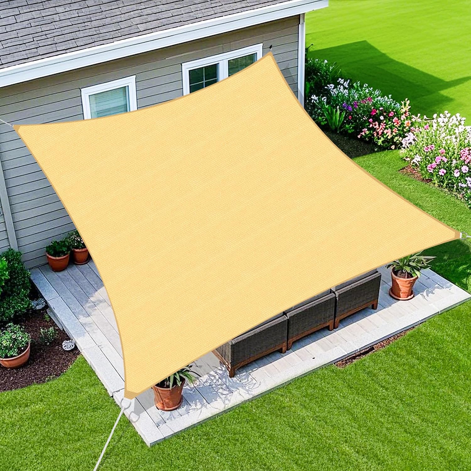 16x20ft Curved Sun Shade Sail  - Sun Sail Shade 评论和价格