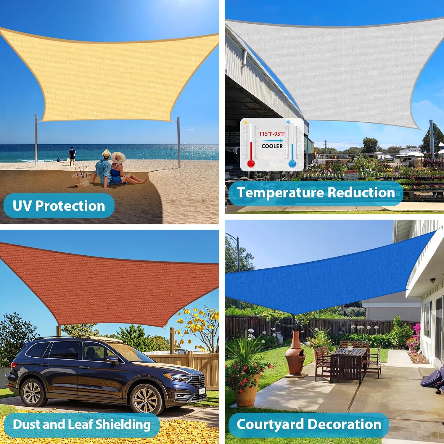 16x20ft Curved Sun Shade Sail  - Sun Sail Shade 评论和价格