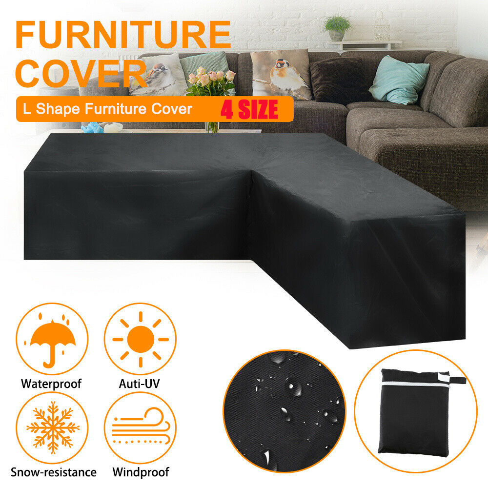 L Shape Furniture Waterproof C - Outdoor Furniture Cover Xl 评论和价格